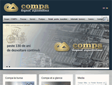 Tablet Screenshot of compa.ro